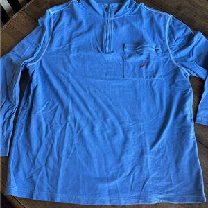 Nautica Light Blue Quarter-Zip Sweatshirt